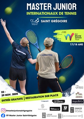 MASTER JUNIOR INTERNATIONNAUX DE TENNIS DE SAINT GREGOIRE